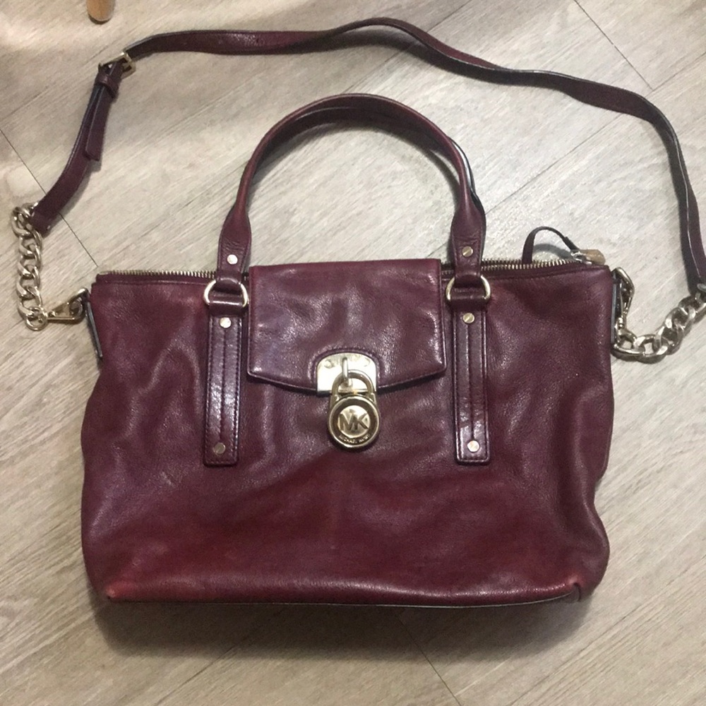 Michael Kors Burgundy purse